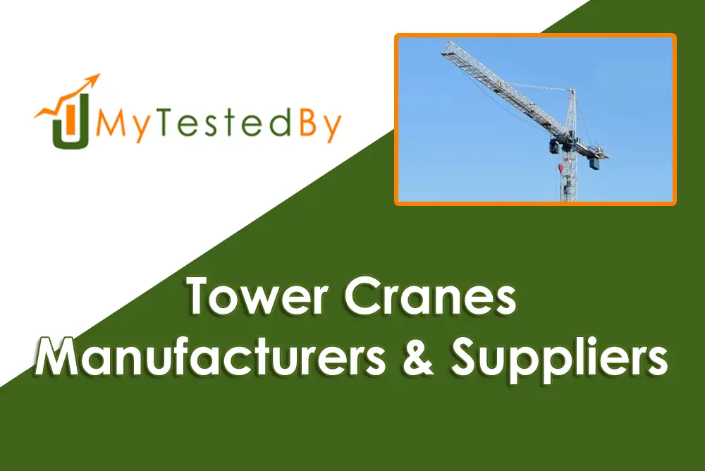 Tower Cranes Manufacturers & Suppliers 